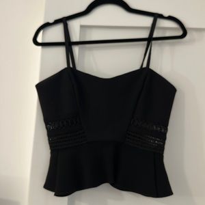 Jonathan Simkhai black crop top